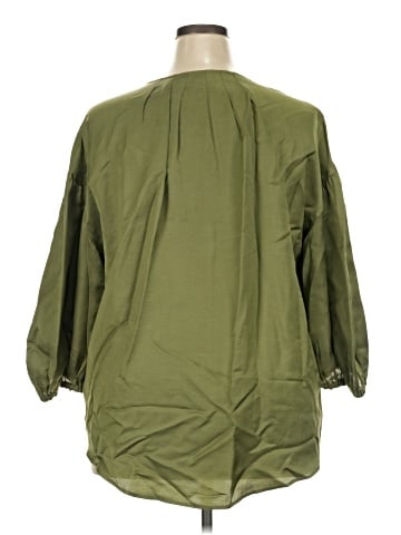 Lauren by Ralph Lauren 3/4 Sleeve Blouse (view 2)