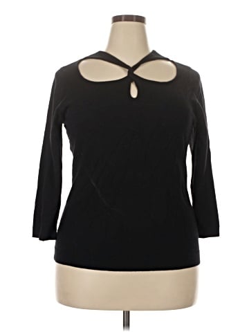 Lane Bryant 3/4 Sleeve T-Shirt (view 1)