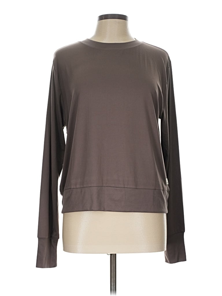 Pre-owned Vuori Long Sleeve T-shirt In Brown