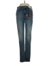 Express Hearts Blue Jeans Size 4 - photo 1