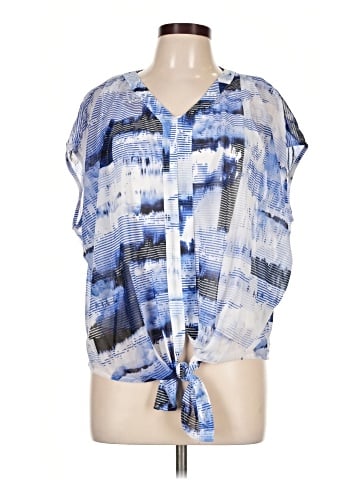 Alfani Short Sleeve Blouse (view 1)