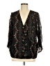 Guess 100% Polyester Black Long Sleeve Blouse Size M - photo 1