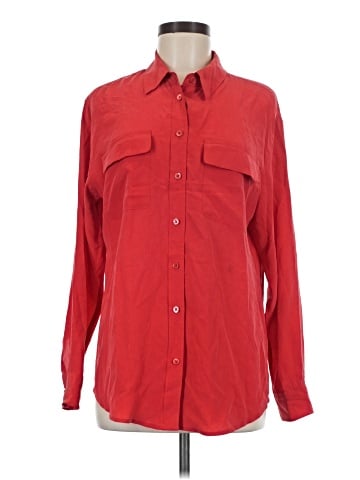 Equipment Long Sleeve Button-Down Shirt (view 1)