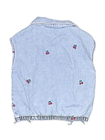 Zara Sleeveless Button-Down Shirt (view 2)