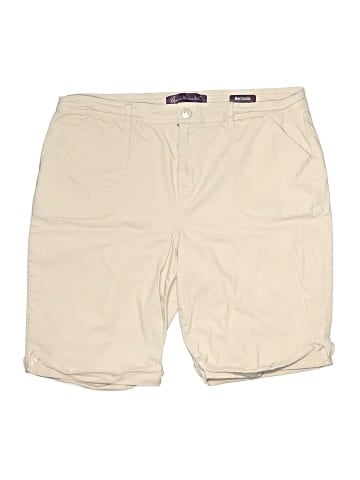 Gloria Vanderbilt Khaki Shorts (view 1)