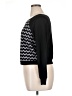 Ambiance Apparel Chevron-herringbone Black Long Sleeve Top Size 1X - photo 5
