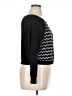 Ambiance Apparel Chevron-herringbone Black Long Sleeve Top Size 1X - photo 4