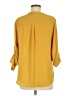 Express 100% Polyester Yellow 3/4 Sleeve Blouse Size M - photo 2