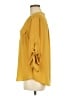 Express 100% Polyester Yellow 3/4 Sleeve Blouse Size M - photo 5