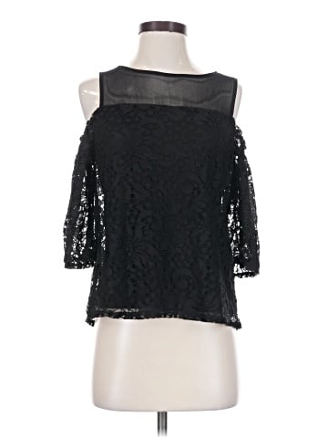 Lily White 3/4 Sleeve Top (view 1)