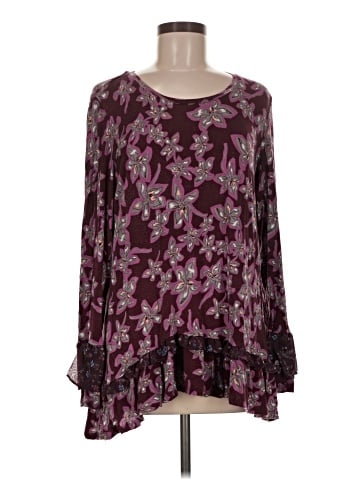 LOGO by Lori Goldstein Long Sleeve Blouse (view 1)