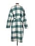 Ann Taylor LOFT Teal Wool Coat Size M - photo 2