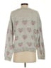 Splendid Hearts Gray Pullover Sweater Size S - photo 2