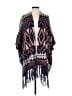 Love By Design 100% Polyamide Blue Poncho Size M - photo 1