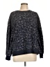 Angels Floral Black Pullover Sweater Size L - photo 1