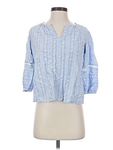 Sloane Rouge 3/4 Sleeve Button-Down Shirt (view 1)