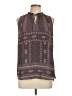 Maurices 100% Polyester Brown Sleeveless Blouse Size L - photo 1