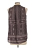 Maurices 100% Polyester Brown Sleeveless Blouse Size L - photo 2