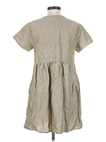 Madewell Linen-Blend Alexandra Button-Front Mini Dress (view 2)