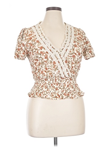 Self Esteem Short Sleeve Blouse (view 1)