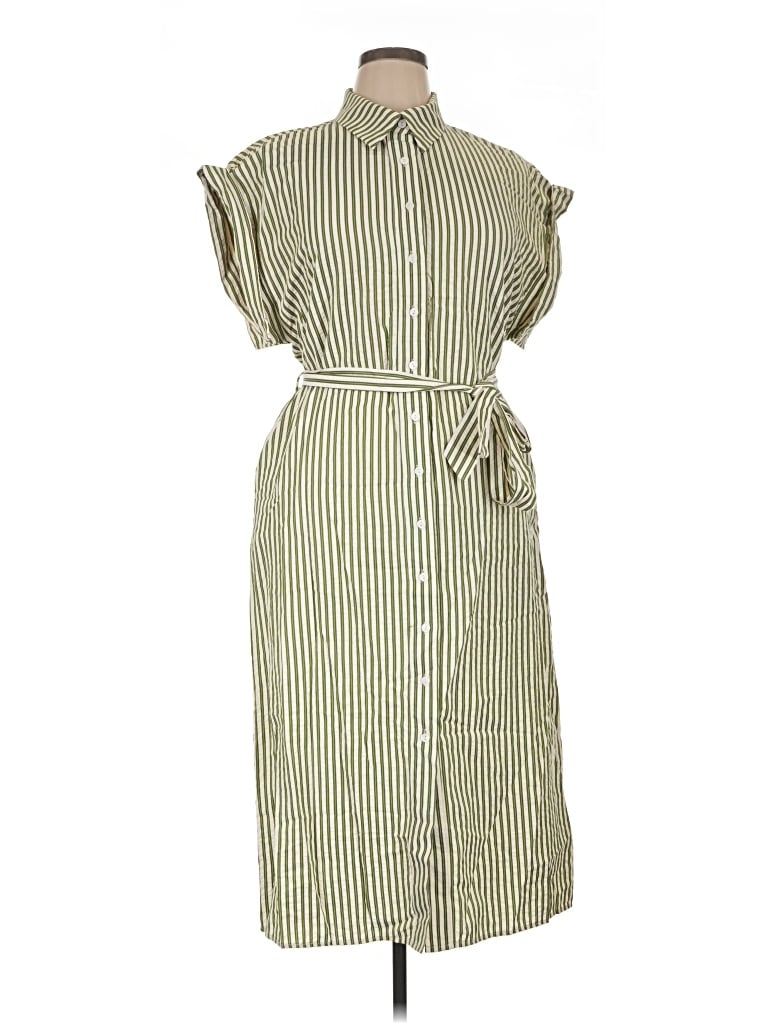 Pre-owned Thml Casual Dress In Green