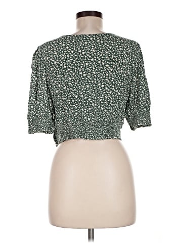 American Eagle Outfitters Short Sleeve Blouse (view 2)