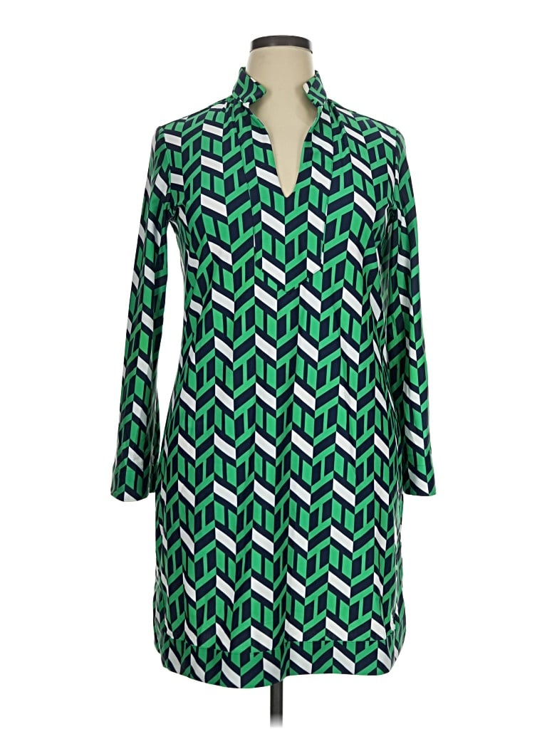 Pre-owned Jude Connally Casual Dress In Green