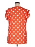 Unbranded Polka Dots Red Orange Short Sleeve T-Shirt Size XL - photo 2