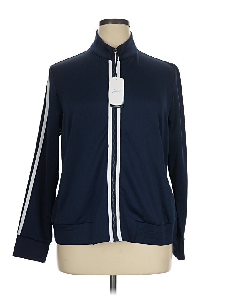 Greg Norman Track Jacket In Blue