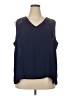 Fun2Fun 100% Polyester Blue Sleeveless Blouse Size 3XL - photo 1