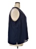 Fun2Fun 100% Polyester Blue Sleeveless Blouse Size 3XL - photo 4