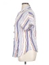 Apt. 9 100% Rayon Stripes White Short Sleeve Button-Down Shirt Size XL - photo 5