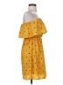 Everly 100% Polyester Yellow Casual Dress Size S - photo 4
