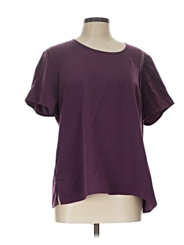 Susan Graver Short Sleeve Blouse (view 1)