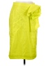 J.Crew 100% Polyester Yellow Casual Skirt Size 6 - photo 1