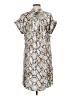 CAbi 100% Polyester Silver Casual Dress Size M - photo 2