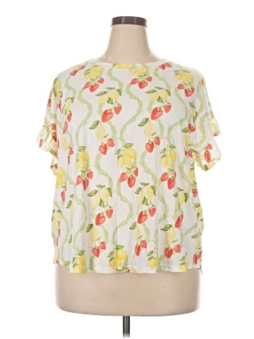 Crown & Ivy Short Sleeve Blouse (view 1)