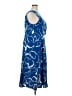 DKNY 100% Polyester Graphic Blue Casual Dress Size 20 - photo 4