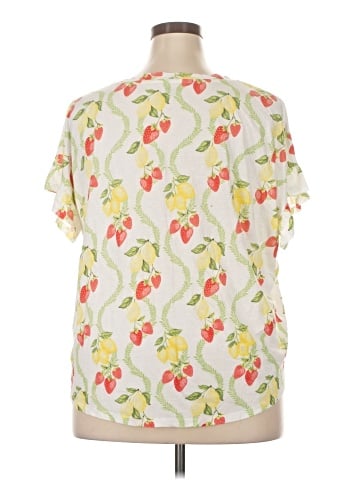 Crown & Ivy Short Sleeve Blouse (view 2)