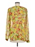 CAbi 100% Polyester Yellow Long Sleeve Blouse Size M - photo 2