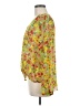 CAbi 100% Polyester Yellow Long Sleeve Blouse Size M - photo 5