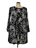 MSK Paisley Black Casual Dress Size 3X (estimated) - photo 1