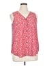 Maurices 100% Polyester Pink Sleeveless Blouse Size XL - photo 1