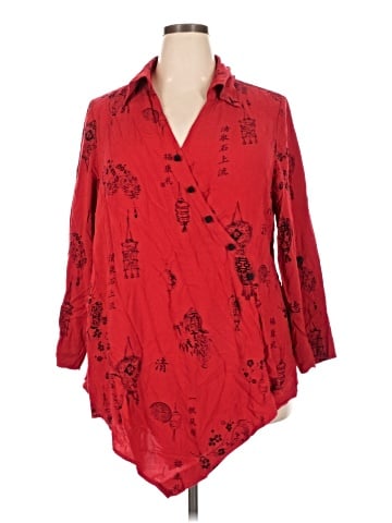Soft Surroundings Long Sleeve Blouse (view 1)