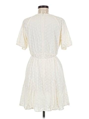 Madewell Eyelet Tassel-Tie Mini Dress (view 2)