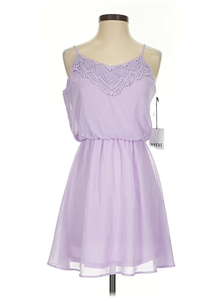 Pre-owned Hyfve Cocktail Dress In Purple
