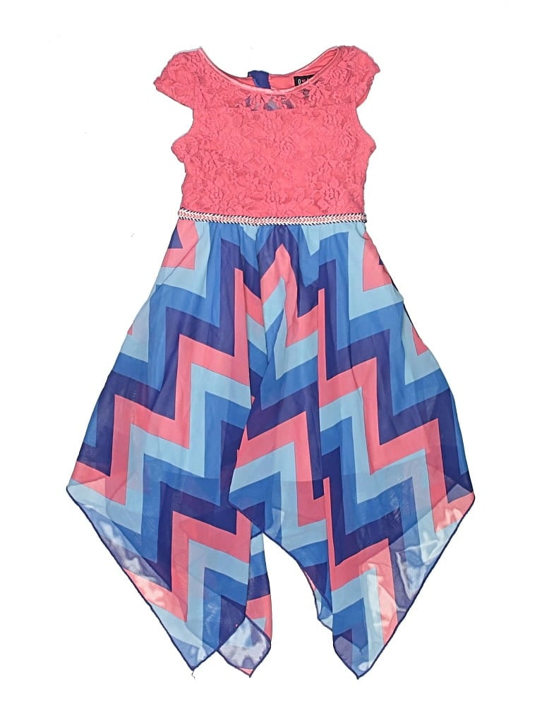 Pre-owned Lilt Kids' Dress In Pink