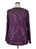 Unbranded Stars Purple Long Sleeve Blouse Size 2X - photo 2