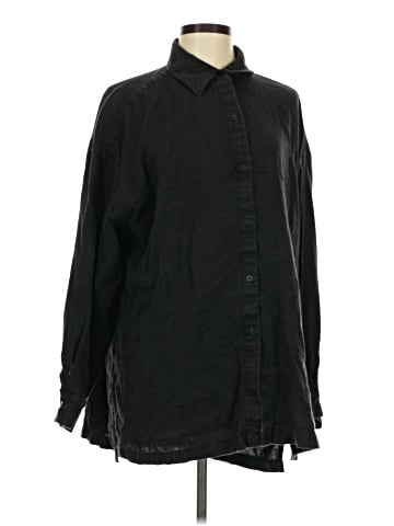 Eileen Fisher Long Sleeve Button-Down Shirt (view 1)