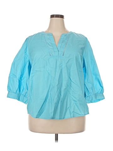St. John's Bay 3/4 Sleeve Blouse (view 1)